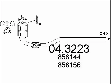 Catalytic Converter (04.3223)