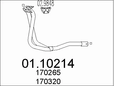 Exhaust Pipe (01.10214)