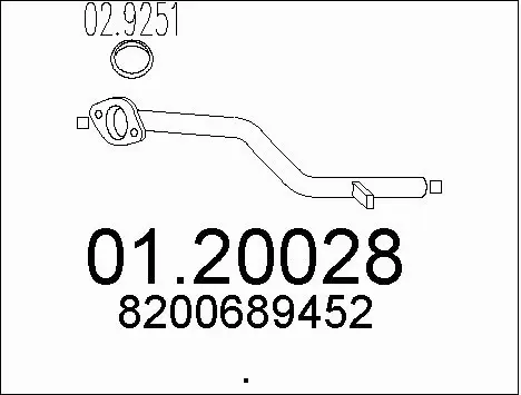 Exhaust Pipe (01.20028)