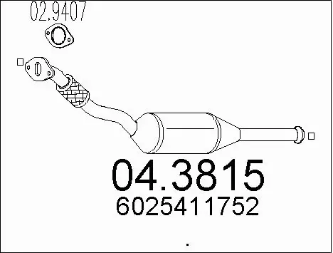 Catalytic Converter (04.3815)
