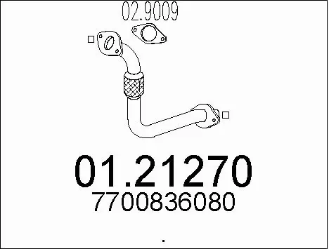 Exhaust Pipe (01.21270)