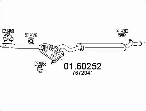 Rear Muffler (01.60252)