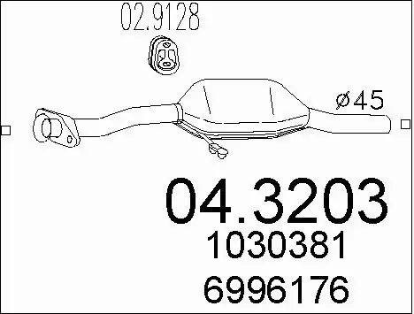Catalytic Converter (04.3203)