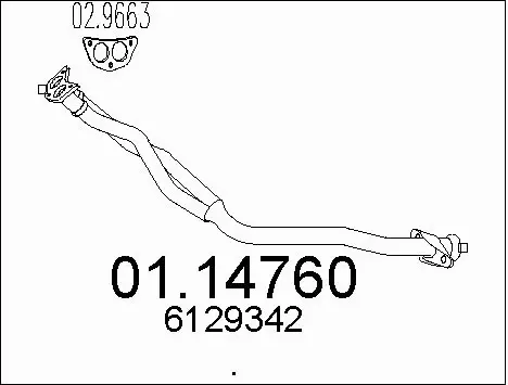 Exhaust Pipe (01.14760)