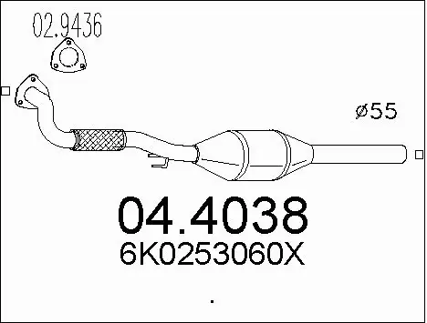 Catalytic Converter (04.4038)