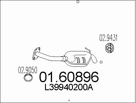 Rear Muffler (01.60896)