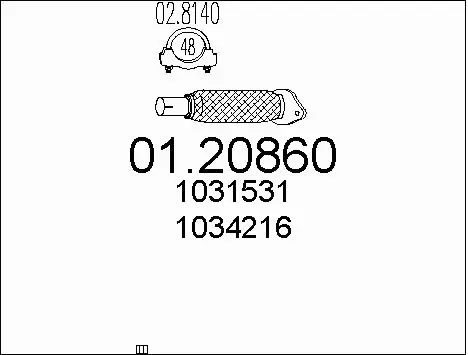 Exhaust Pipe (01.20860)