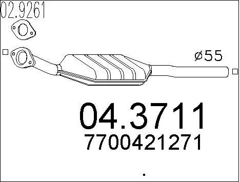 Catalytic Converter (04.3711)