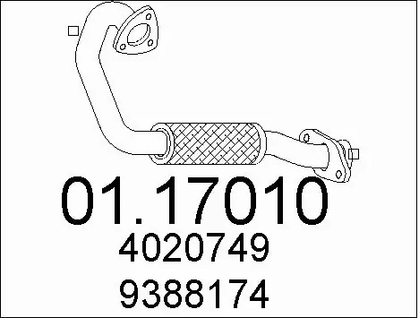 Exhaust Pipe (01.17010)