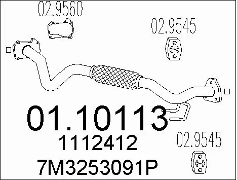 Exhaust Pipe (01.10113)