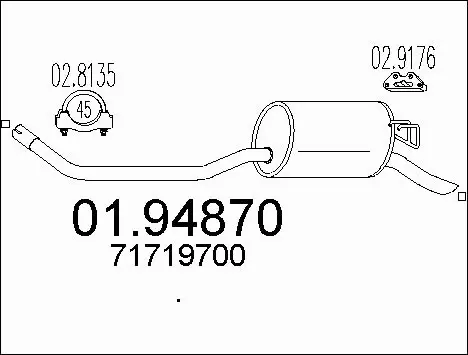 Rear Muffler (01.94870)