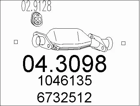 Catalytic Converter (04.3098)