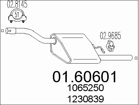 Rear Muffler (01.60601)