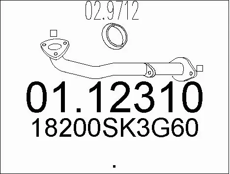 Exhaust Pipe (01.12310)