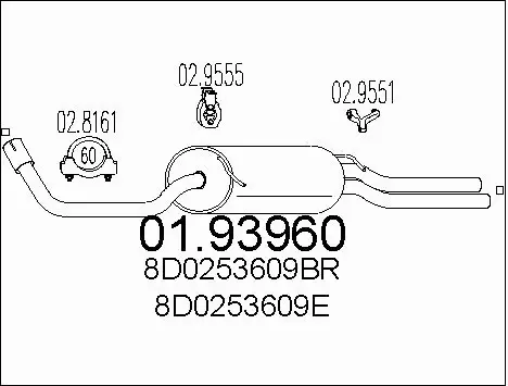 Rear Muffler (01.93960)