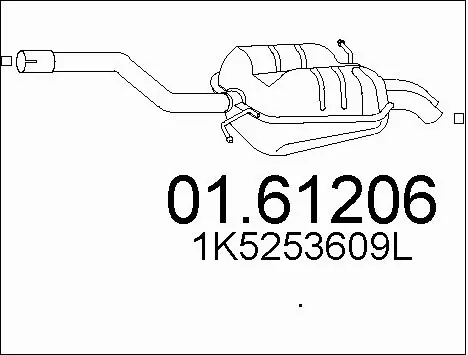 Rear Muffler (01.61206)