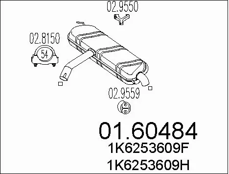 Rear Muffler (01.60484)