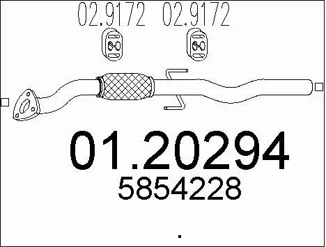 Exhaust Pipe (01.20294)