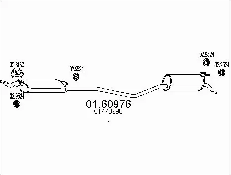 Rear Muffler (01.60976)