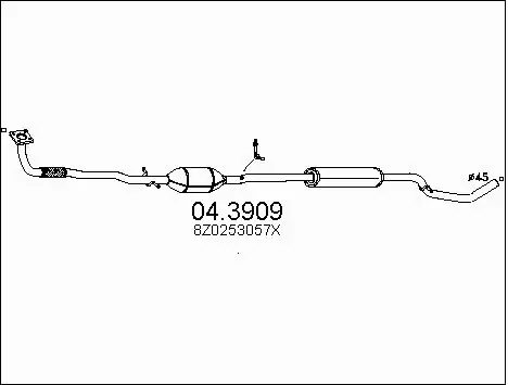 Catalytic Converter (04.3909)