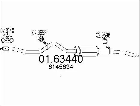 Rear Muffler (01.63440)