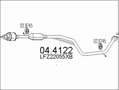 Catalytic Converter (04.4122)