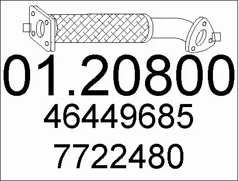 Exhaust Pipe (01.20800)