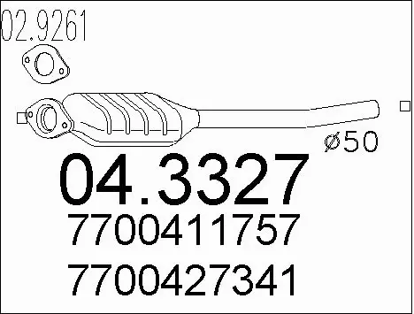 Catalytic Converter (04.3327)