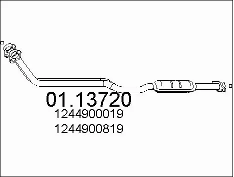 Exhaust Pipe (01.13720)