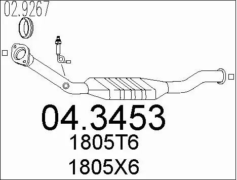 Catalytic Converter (04.3453)