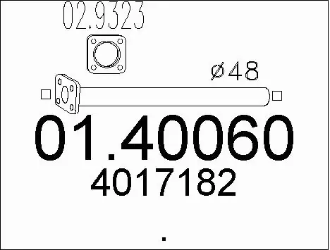 Exhaust Pipe (01.40060)