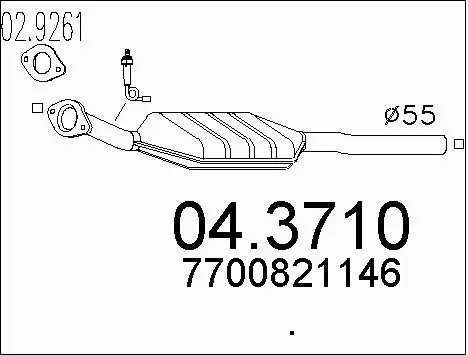 Catalytic Converter (04.3710)