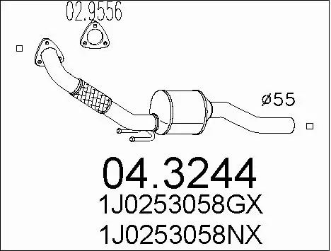 Catalytic Converter (04.3244)