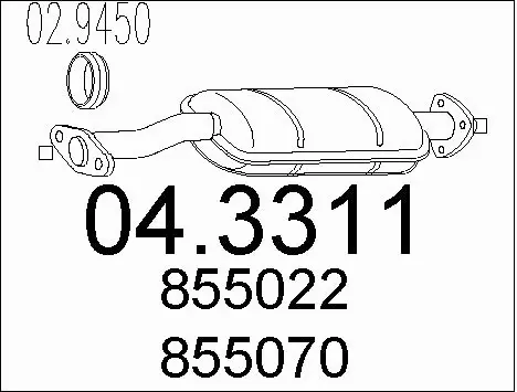 Catalytic Converter (04.3311)