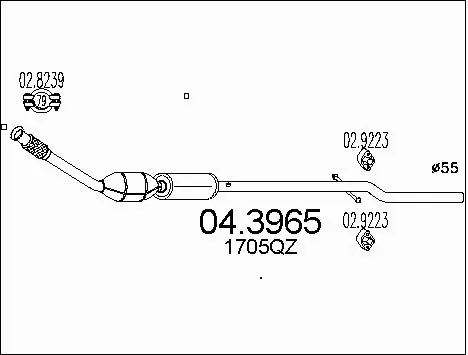 Catalytic Converter (04.3965)