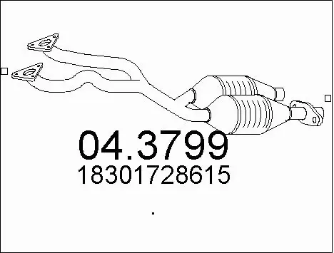 Catalytic Converter (04.3799)