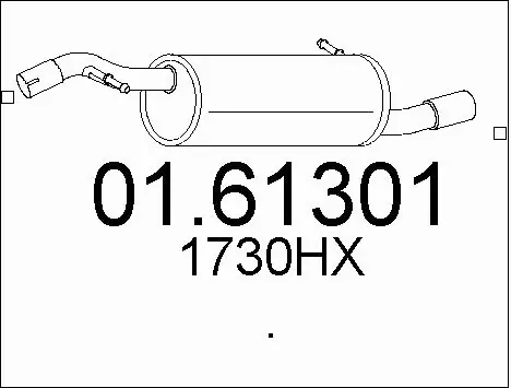 Rear Muffler (01.61301)
