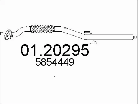 Exhaust Pipe (01.20295)