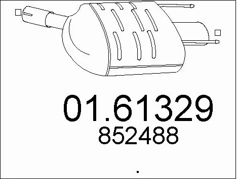 Rear Muffler (01.61329)