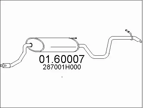 Rear Muffler (01.60007)