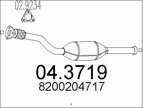 Catalytic Converter (04.3719)