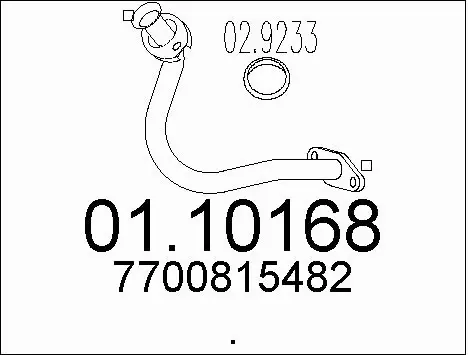 Exhaust Pipe (01.10168)