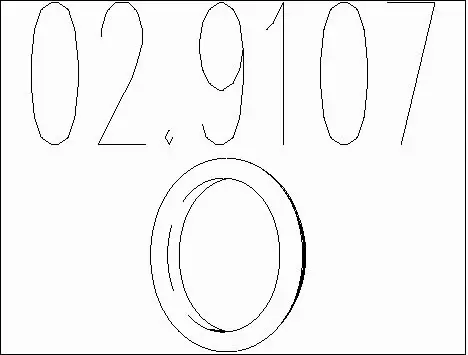 Rubber Buffer, muffler (02.9107)