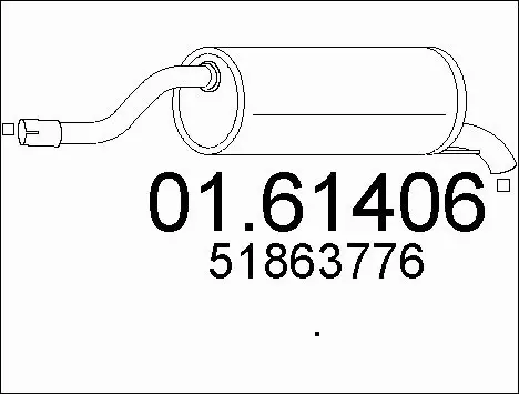 Rear Muffler (01.61406)