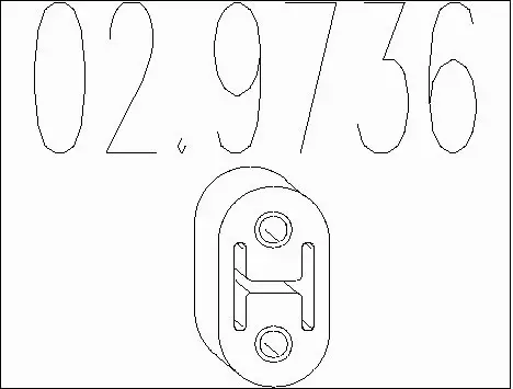 Rubber Buffer, muffler (02.9736)