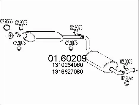 Rear Muffler (01.60209)