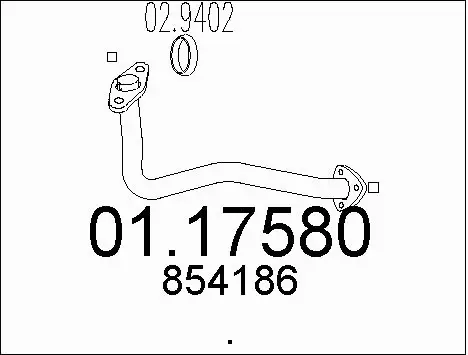 Exhaust Pipe (01.17580)