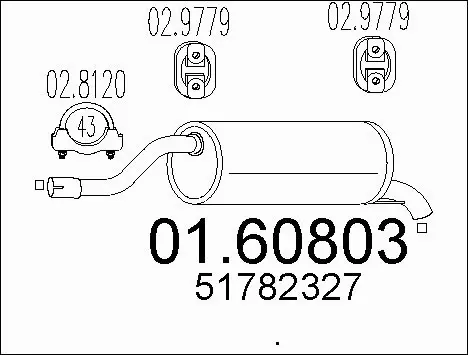 Rear Muffler (01.60803)