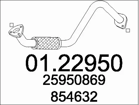 Exhaust Pipe (01.22950)