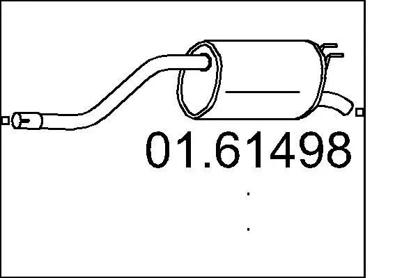 Rear Muffler (01.61498)